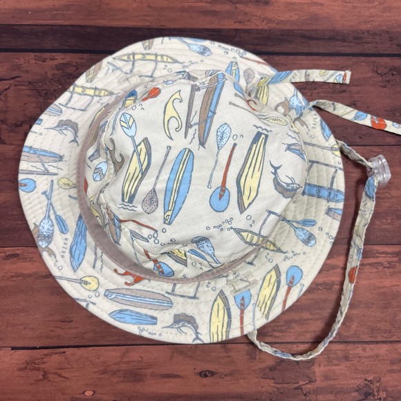 Dozer Baby Tan Water Activities Reversible Bucket Hat Size 44cm (0-12 mo) - Picture 5 of 5
